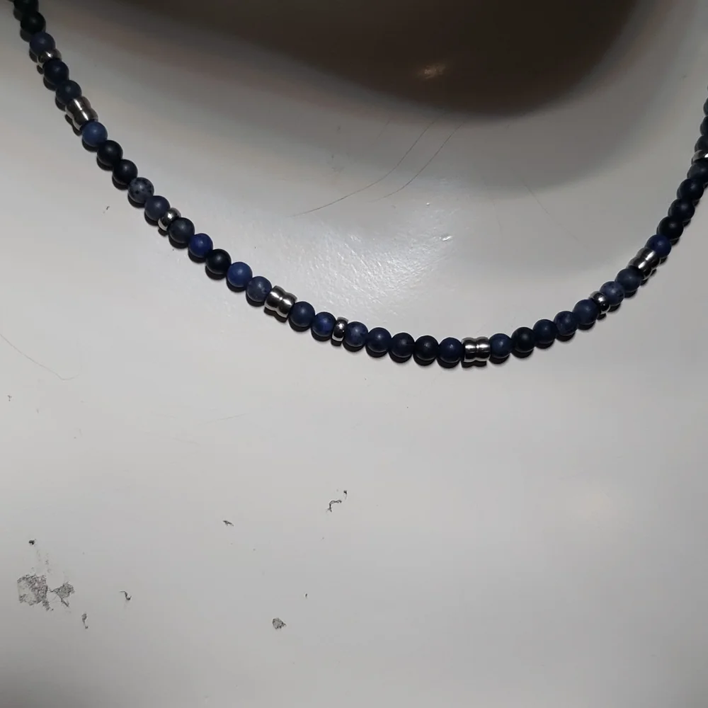 Lapis and Steel necklace (24)